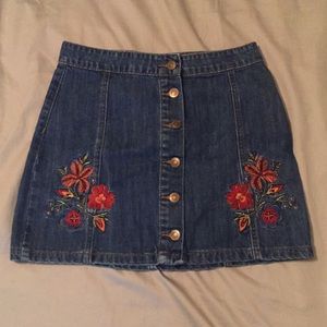 Denim Short Skirt- Forever 21